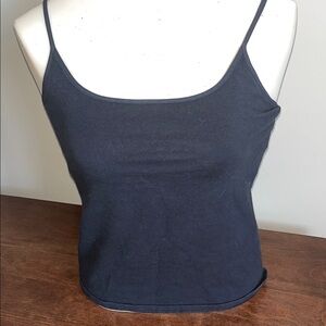 Sale 3/$25 (2 For 1) Victoria's Secret Purple Striped Tank Top & Black Cami